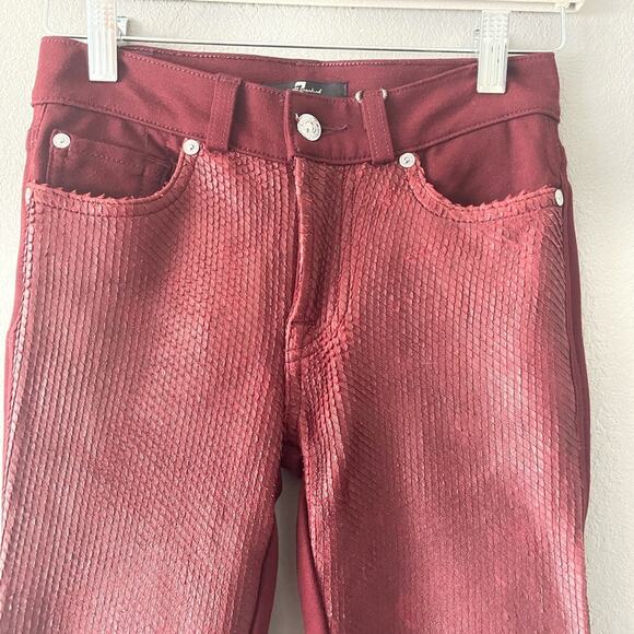 New 7 For All Mankind The Pieced Skinny Jeans - Picture 4 of 11